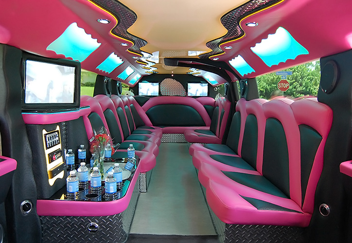 Temple Terrace Pink Hummer Limo 